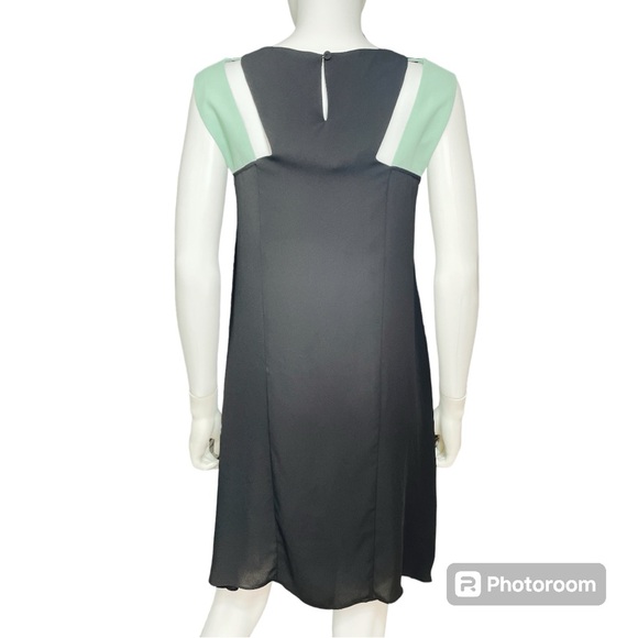 BCBGMaxAzria Chantal Colorblock Cut Out Flowy Sheath Dress Women's Size XS - Picture 5 of 9
